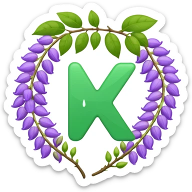 emoji check mark yes out of wisteria sticker