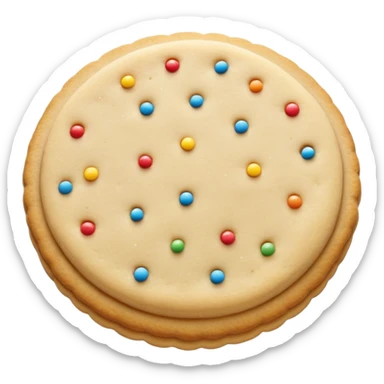 Sugar cookie sticker