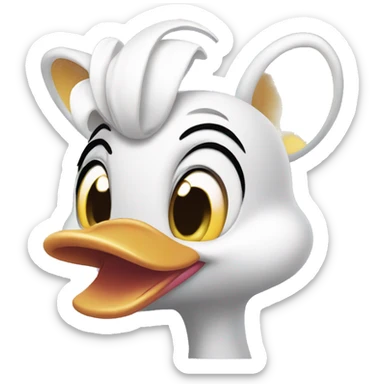 Daisy duck sticker