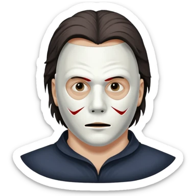 Micheal myers sticker