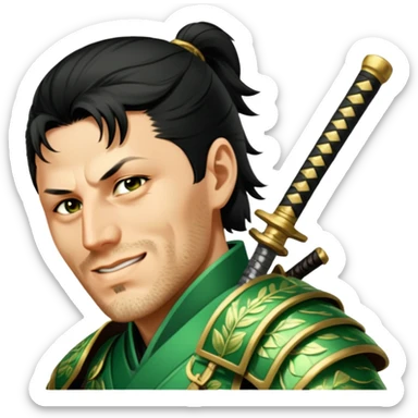 Emerald Samurai sticker