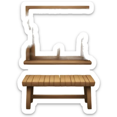 cozy window bench sticker