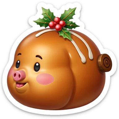 xmas food sticker