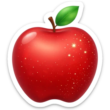 apple-emoji like stardust sparkles sticker
