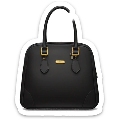 Black Prada bag sticker