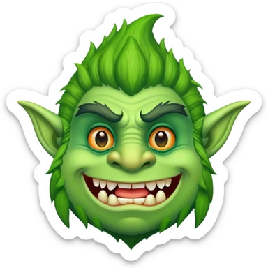 Zesty troll sticker