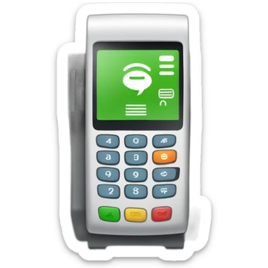 mobile payment terminal sticker