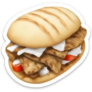 Greek gyro sticker
