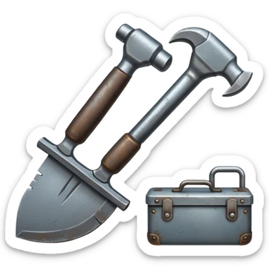 iron tools sticker