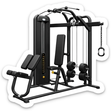 cable crossover machine sticker