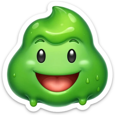 slime me out emoji sticker