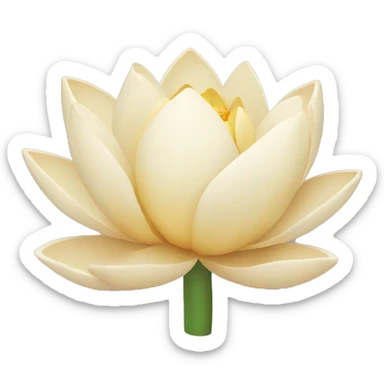 Lotus flower sticker