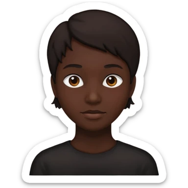 WIl je voor mij emoij maken
Je ziet gezicht, persoon. Maar zie alleen silhout, onbekend. sticker