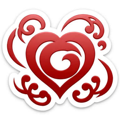Gaara's sign in Naruto that means love sticker