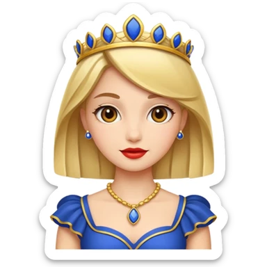 very fancy girl european sticker