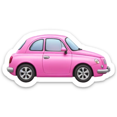 pink car sticker