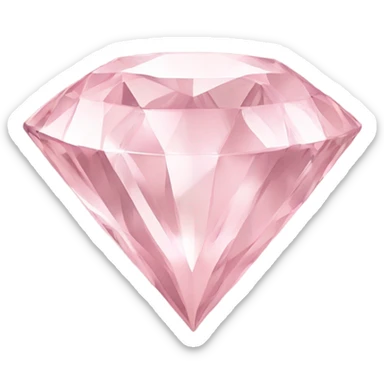 Baby pink diamond  sticker