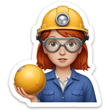 Redheaded wrecking ball sticker