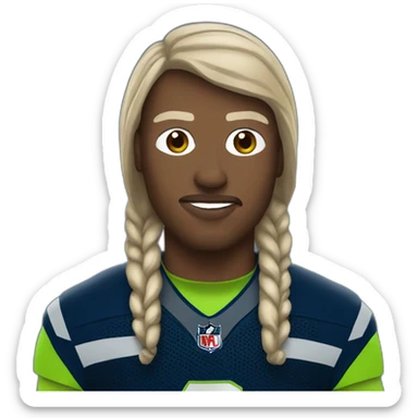 Seahawks fan sticker