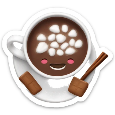 Hot chocolate  sticker