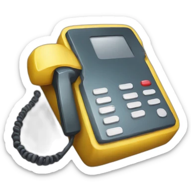 Téléphone sur Snapchat sticker