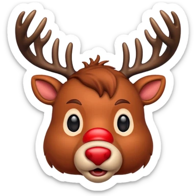 Rudolph sticker