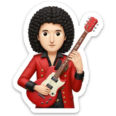 Brian may avec red special 1975 sticker