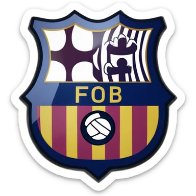 Escudo barça sticker