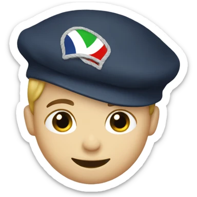 French Béret sticker
