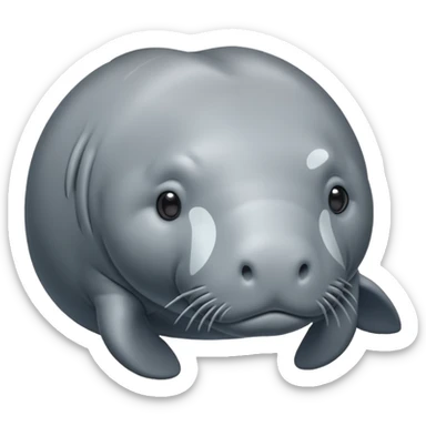 Manatee sticker