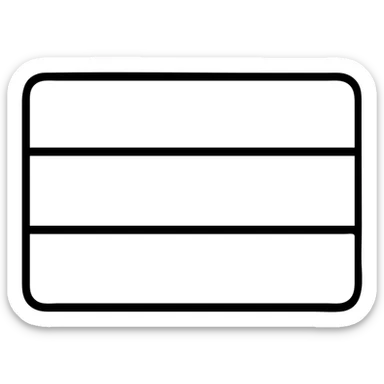 Germany FRG country flag outlined icon sticker