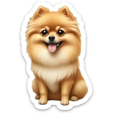 pomeranian sticker