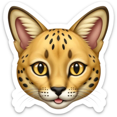 Serval hybrid cat puma sticker