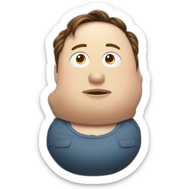 Elon musk heavily pregnant belly sticker