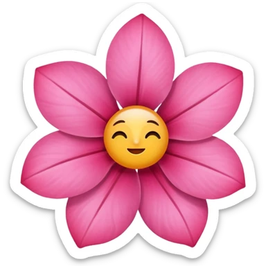 Flor rosada sticker