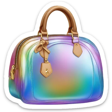 Iridescent Louis Vuitton bag sticker
