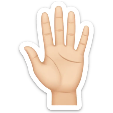 sign language for "a" to "z" sticker