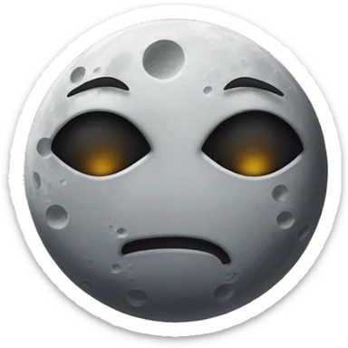 cancel the moon sticker