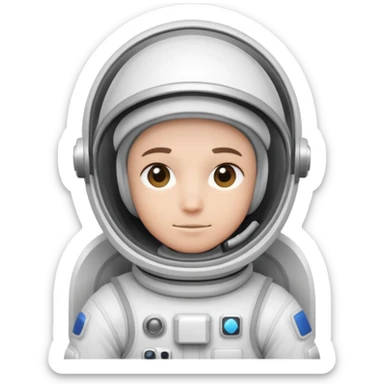 The main character from game Among Us draw it like in the game pls sticker