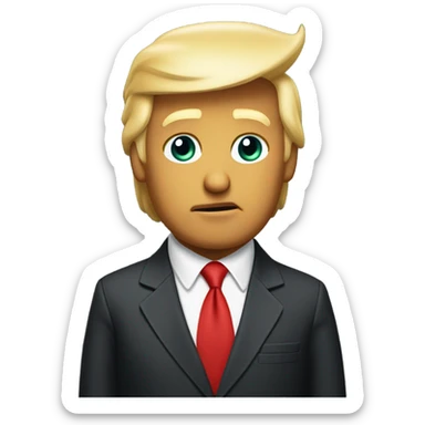 Donald trump leading us to success sticker