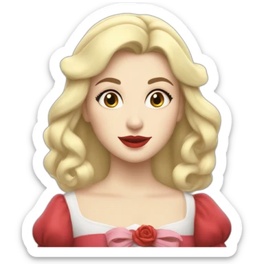 Blanche neige sticker