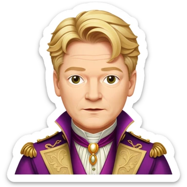 Kenneth Branagh is Gilderoy Lockhart in harry potter sticker