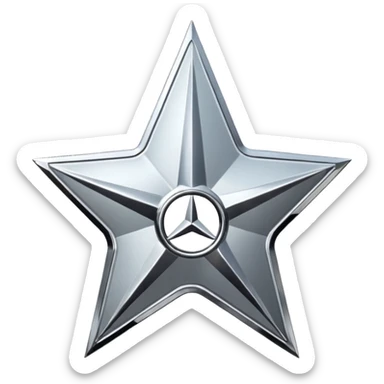 Mercedes logo emoji sticker