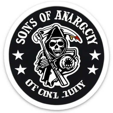 Sons of anarchy logo sticker