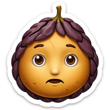 dried raisin sticker