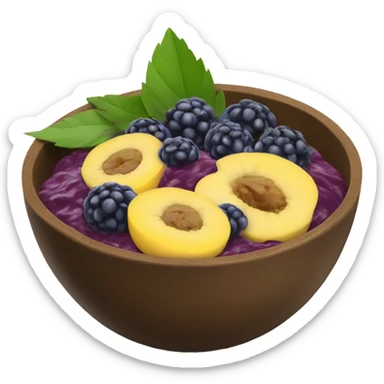 Açai bowl sticker