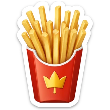 Porzione di patatine media sticker