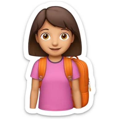 Dora emoji sticker