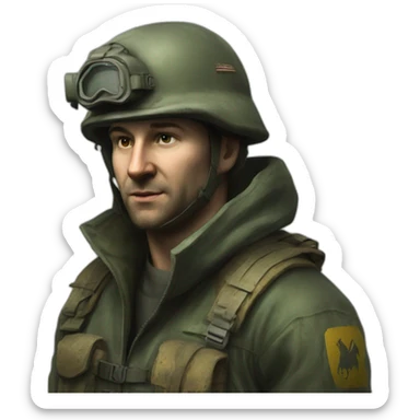 freedom from the game Stalker Shadow of Chernobyl sticker