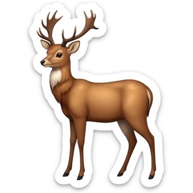 Reach deer sticker